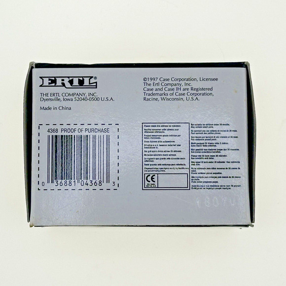 Case 1470 Black Knight 4WD Tractor With Duals By Ertl 1/64 Collector Edition - Picture 4 of 9